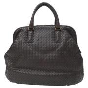 Bottega Veneta Vintage Pre-owned Laeder handvskor Brown, Dam