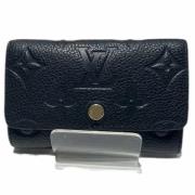 Louis Vuitton Vintage Pre-owned Laeder nyckelhllare Black, Dam