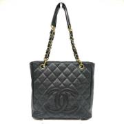 Chanel Vintage Pre-owned Laeder chanel-vskor Black, Dam