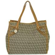 Fendi Vintage Pre-owned Canvas totevskor Brown, Dam