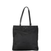 Prada Vintage Pre-owned Canvas totevskor Black, Dam