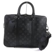 Louis Vuitton Vintage Pre-owned Canvas portfljer Black, Dam