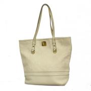 Louis Vuitton Vintage Pre-owned Tyg louis-vuitton-vskor Beige, Dam