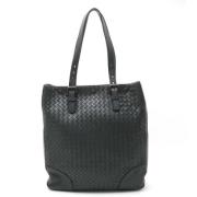 Bottega Veneta Vintage Pre-owned Laeder totevskor Gray, Dam