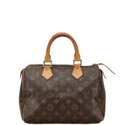 Louis Vuitton Vintage Pre-owned Canvas handvskor Brown, Dam