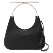 Alexander McQueen Laeder handvskor Black, Dam