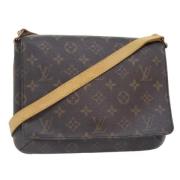 Louis Vuitton Vintage Pre-owned Canvas louis-vuitton-vskor Brown, Dam