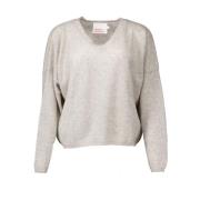 Absolut Cashmere Middengrijs Alicia Sweater Beige, Dam