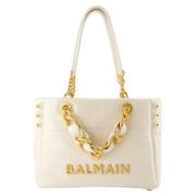 Balmain Laeder axelremsvskor Beige, Dam