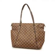 Louis Vuitton Vintage Pre-owned Tyg louis-vuitton-vskor Brown, Dam