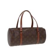 Louis Vuitton Vintage Pre-owned Canvas handvskor Brown, Dam