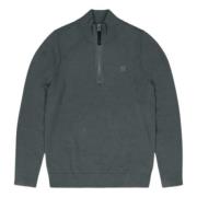 Butcher of Blue Clifden Halfzip Tröja Grå Gray, Herr