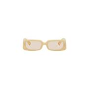 Jacquemus Ljusgula Solglasögon Les Lunettes Azzuro Yellow, Unisex