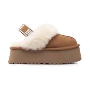 UGG Mysiga Plattforms Sandaler Funkette Beige, Dam