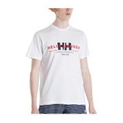 Helly Hansen Kärn Grafisk T-shirt White, Herr