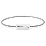 Le Gramme Kabelarmband White, Unisex