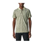 Pepe Jeans Polo med Botaniskt Tryck Geometrisk Passform Green, Herr