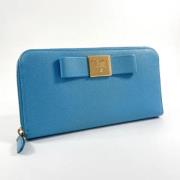 Prada Vintage Pre-owned Laeder plnbcker Blue, Dam