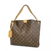 Louis Vuitton Vintage Pre-owned Tyg louis-vuitton-vskor Brown, Dam