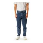 Edwin Avslappnad Tapered Fit Jeans Blue, Herr