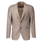 Corneliani Beige Stilfull Colbertjacka Beige, Herr