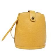 Louis Vuitton Vintage Pre-owned Laeder louis-vuitton-vskor Yellow, Dam