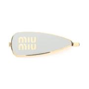 Miu Miu Pre-owned Pre-owned Metall hrspnnen Yellow, Dam