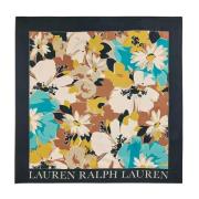 Ralph Lauren Sidenscarf med blommigt mönster Multicolor, Dam