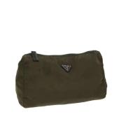 Prada Vintage Pre-owned Nylon prada-vskor Green, Dam