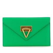 Bottega Veneta Vintage Pre-owned Laeder plnbcker Green, Dam