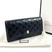 Gucci Vintage Pre-owned Laeder plnbcker Black, Dam