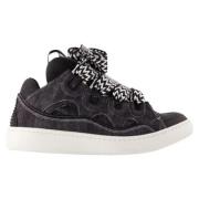 Lanvin Bomull sneakers Black, Dam