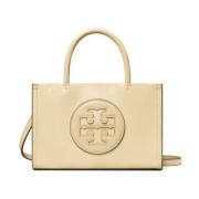 Tory Burch Bio-Tex™ Kräm Skuldväska Beige, Dam