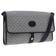 Gucci Vintage Pre-owned Canvas gucci-vskor Blue, Dam