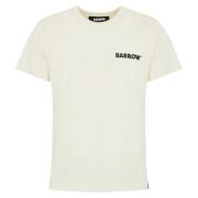 Barrow Bomull T-shirt med Logoprint Beige, Herr