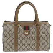 Gucci Vintage Pre-owned Canvas gucci-vskor Beige, Dam