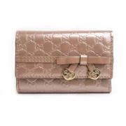 Gucci Vintage Pre-owned Laeder nyckelhllare Beige, Dam