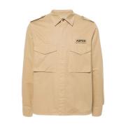 Aspesi Field Skjorta Sand Beige, Herr