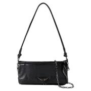 Zadig & Voltaire Laeder crossbodyvskor Black, Dam