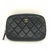 Chanel Vintage Pre-owned Laeder chanel-vskor Black, Dam