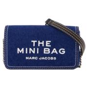 Marc Jacobs Bomull crossbodyvskor Blue, Dam