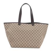 Gucci Elegant Tote Bag Totissima Beige, Dam