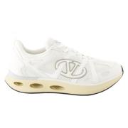 Valentino Garavani Vita Läder Sneakers Easyjog Kollektion White, Herr