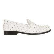 Tory Burch Studded Classic Loafer Gray, Dam