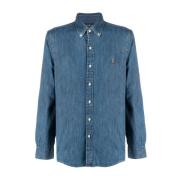 Ralph Lauren Denimskjortor Blue, Herr