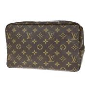 Louis Vuitton Vintage Pre-owned Canvas kuvertvskor Brown, Dam