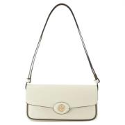 Tory Burch Laeder axelremsvskor White, Dam