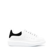 Alexander McQueen Svart Canvas Tjock Sula Sneakers Black, Dam