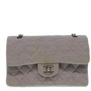 Chanel Vintage Pre-owned Bomull chanel-vskor Gray, Dam