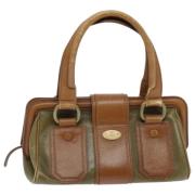 Celine Vintage Pre-owned Laeder handvskor Brown, Dam